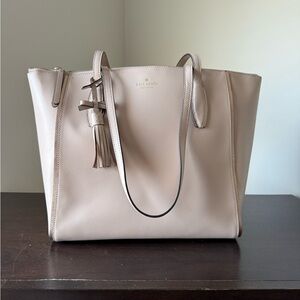 Kate Spade Soft Pink Leather Tote